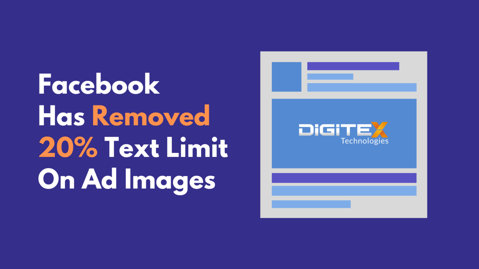 Big Update: Facebook Has Removed 20% Text Limit On Ad Images