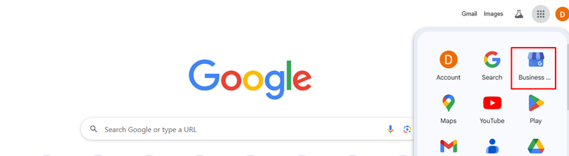 Google Business Profile dashboard